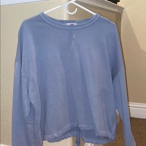 Blue Crew Neck